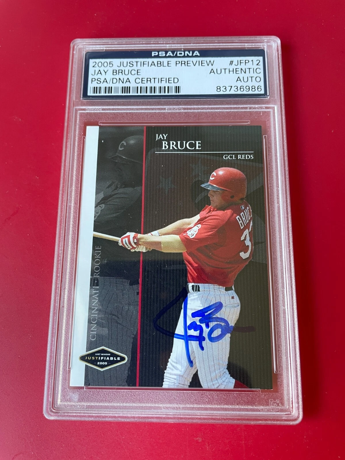 Carlos Lee 2005 Bowman Card Signed Auto PSA/DNA Slabbed
