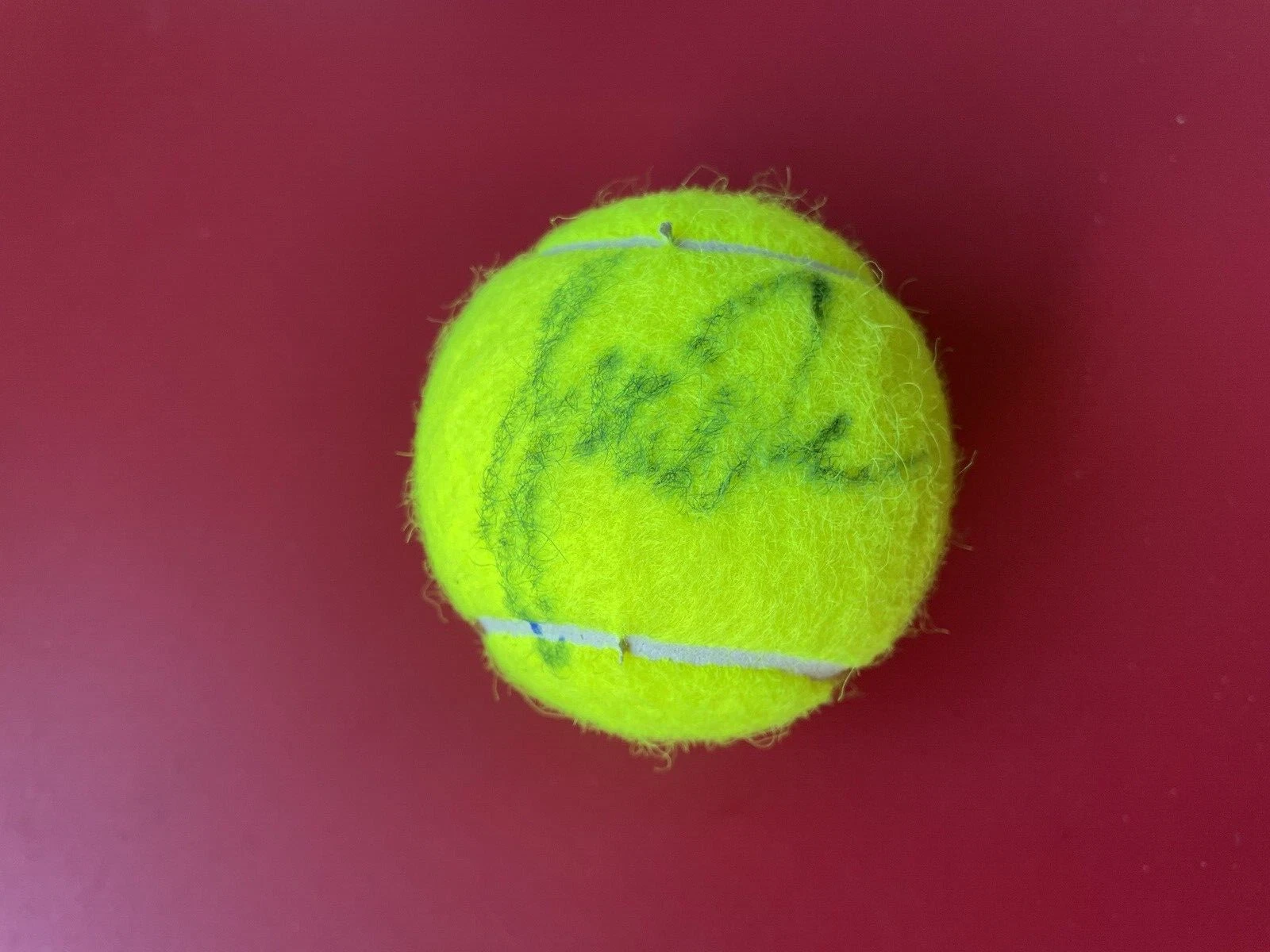 Elena Rybakina Slazenger Wimbledon Tennis Ball Signed Auto Beckett LOA Letter
