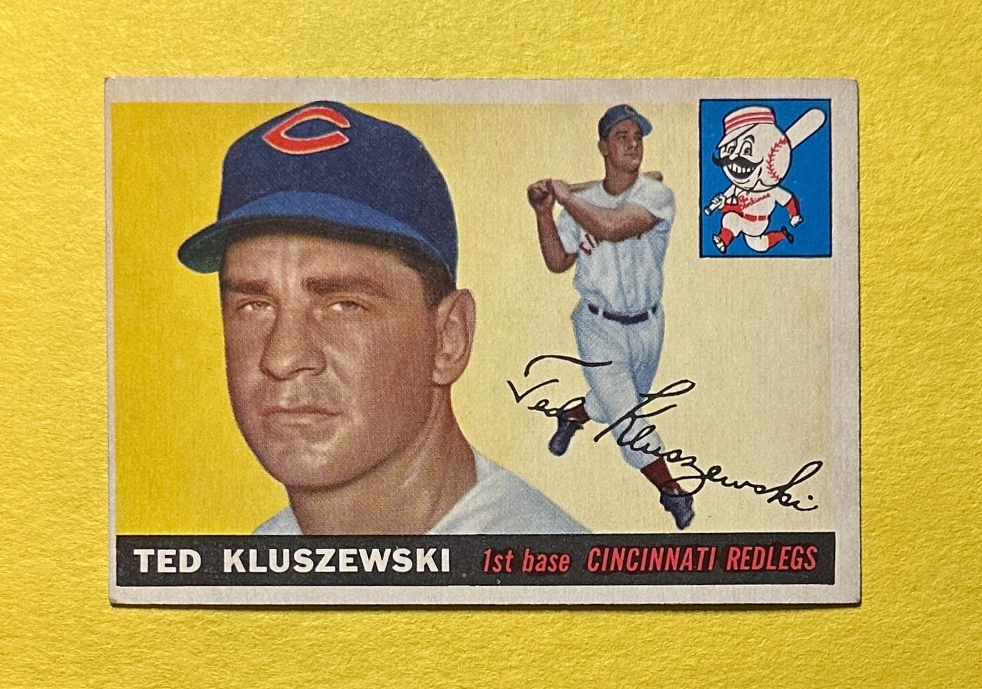 1955 TOPPS TED KLUSZEWSKI #120 REDS COLLECTIBLE MEMORABILIA