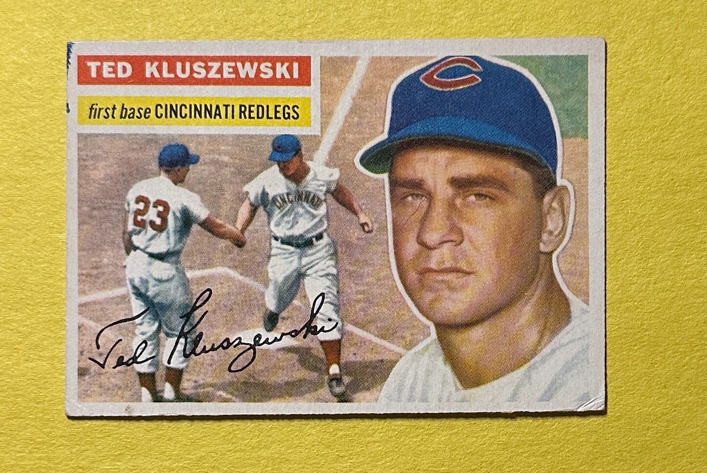 1956 TOPPS TED KLUSZEWSKI #25 REDS COLLECTIBLE MEMORABILIA