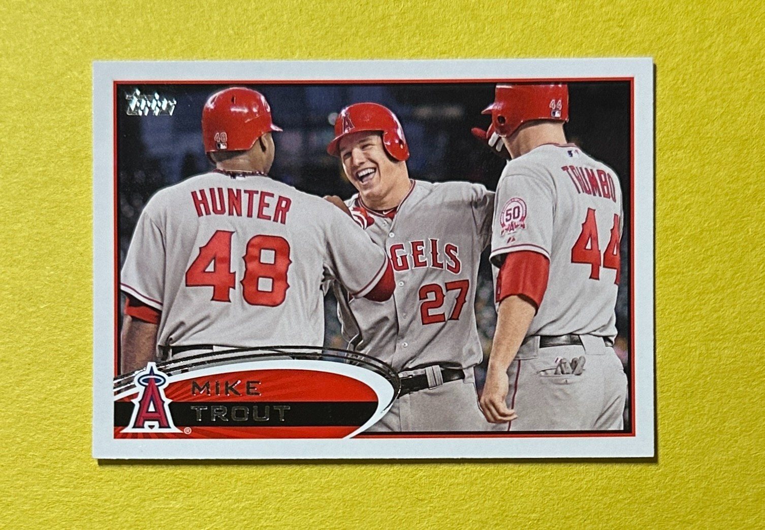 2012 TOPPS MIKE TROUT #446 ANGELS
