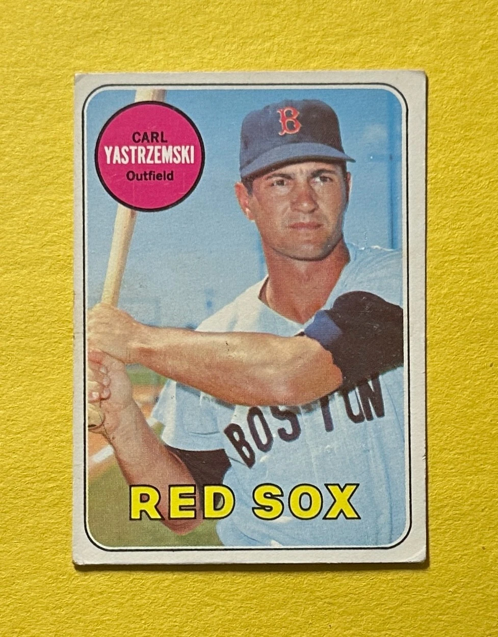 1969 TOPPS CARL YASTRZEMSKI #130 RED SOX HOF COLLECTIBLE MEMORABILIA