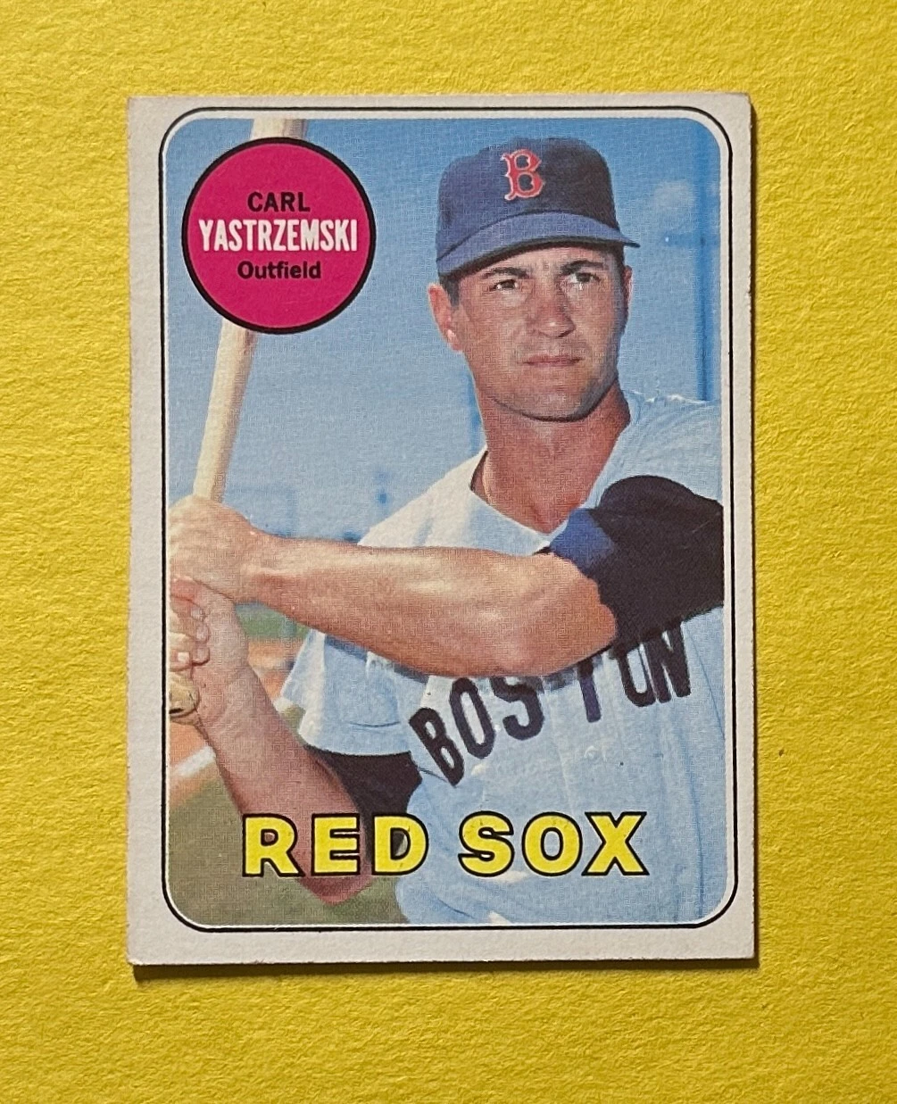 1969 TOPPS CARL YASTRZEMSKI #130 RED SOX HOF COLLECTIBLE MEMORABILIA