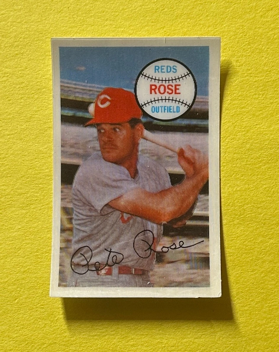 1970 KELLOGG'S 3-D PETE ROSE #2 REDS
