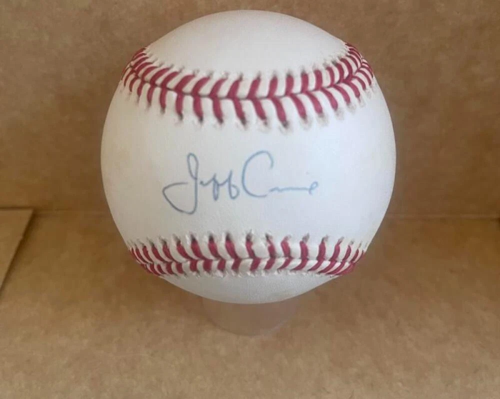 JEFF CONINE REDS/METS/MARLINS SIGNED VINTAGE N.L. BASEBALL BECKETT Q61218
