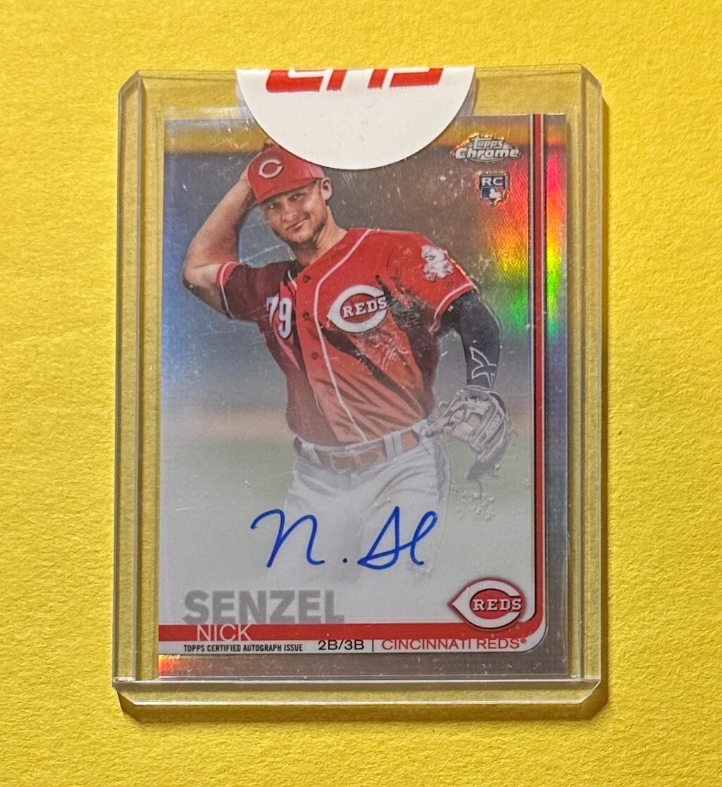 2019 TOPPS CHROME NICK SENZEL ROOKIE AUTO REFRACTOR /499 #RA-NS SEALED REDS
