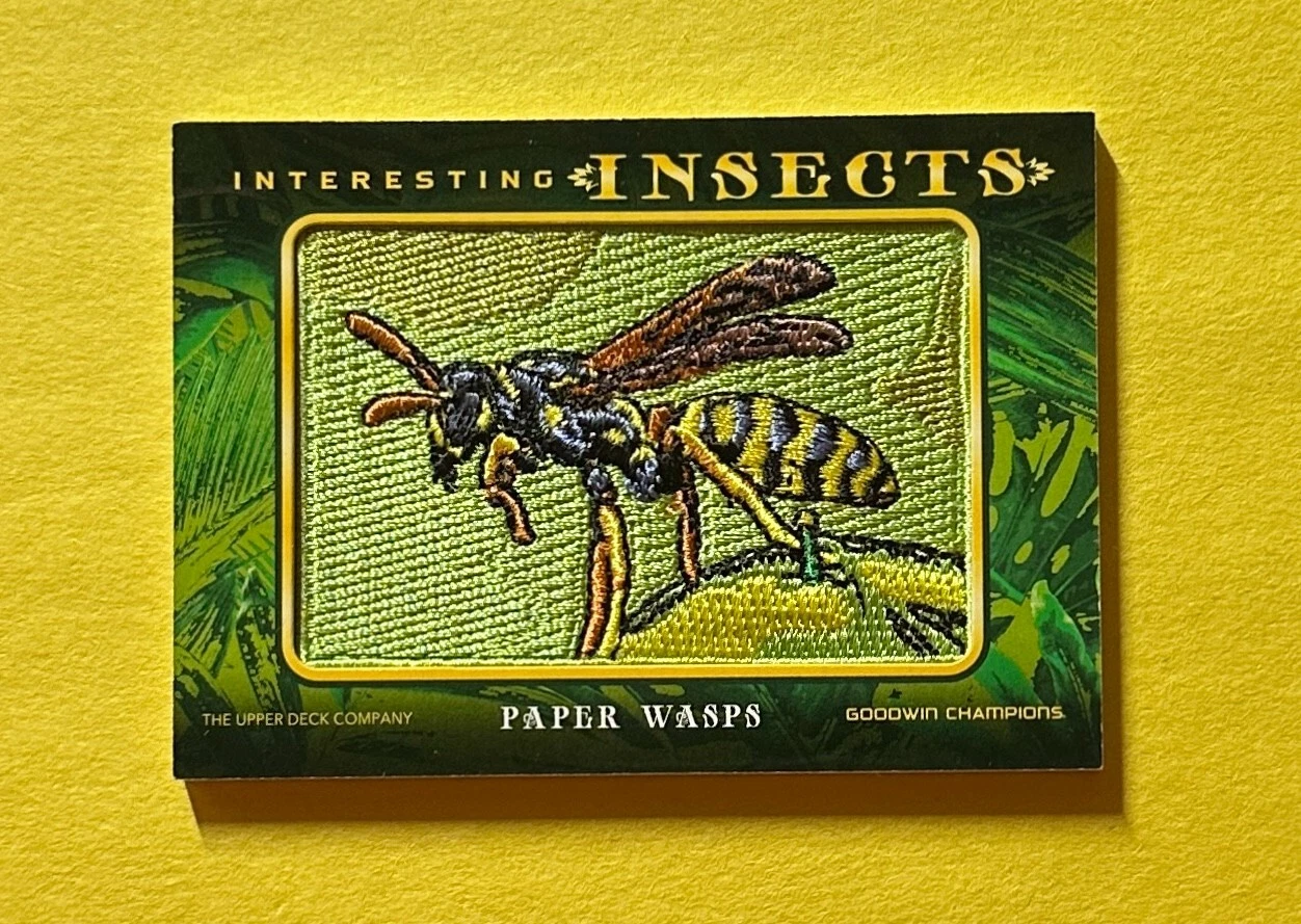 2022 UPPER DECK GOODWIN CHAMPIONS INTERESTING INSECTS PAPER WASPS #IP-19

