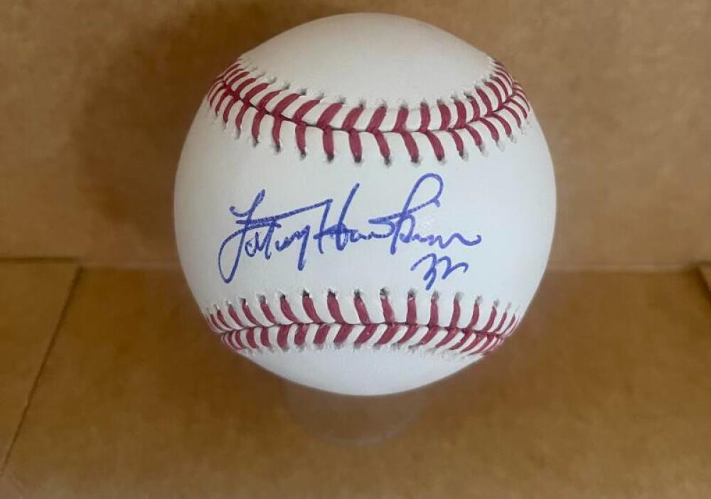 LATROY HAWKINS ROCKIES/TEINS FULL NAME SIGNED AUTO M.L. BASEBALL BECKETT AUTH
