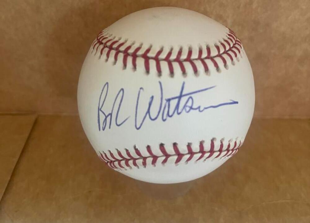BOB WATSON YANKEES/ASTROS SIGNED AUTOGRAPHED M.L. BASEBALL BECKETT AUTH
