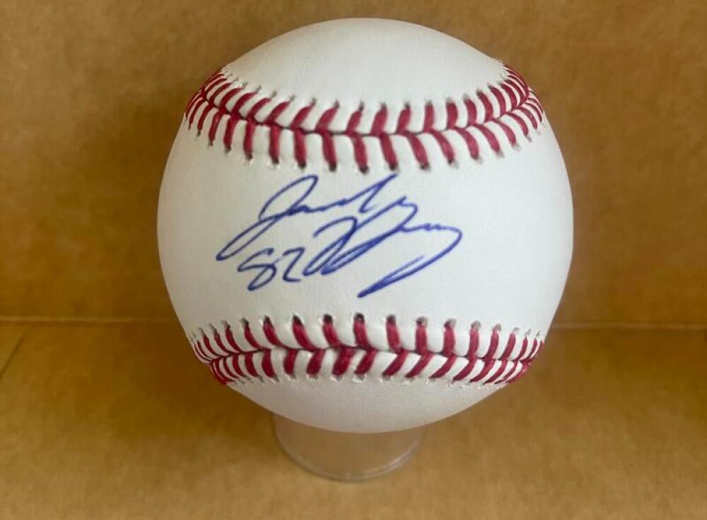 JACOB BERRY MARLINS SIGNED AUTO M.L. BASEBALL BECKETT AUTH
