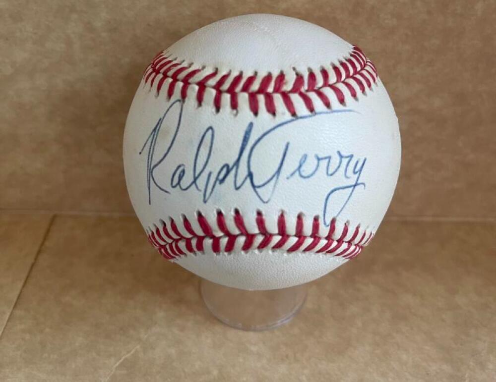 RAPLPH TERRY A'S/METS/YANKEES SIGNED AUTO A.L. BASEBALL BECKETT AUTH
