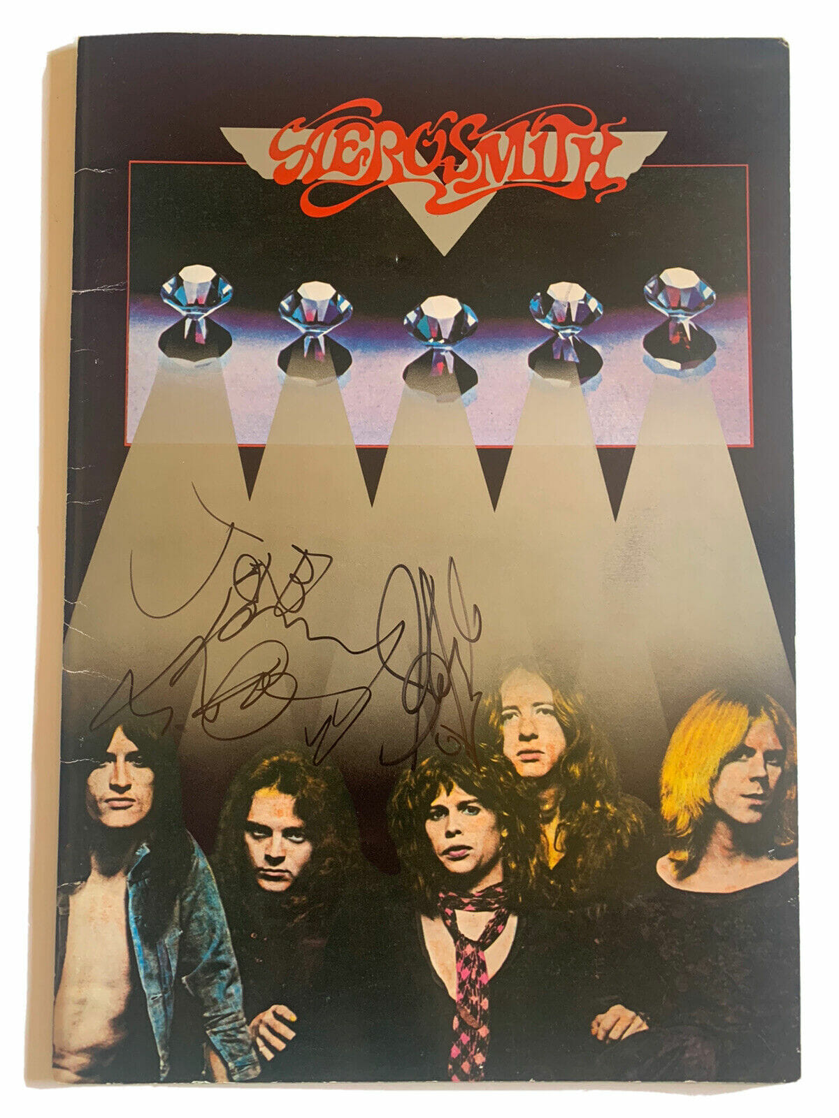 Aerosmith Tyler & Perry Signed Vintage 1977 Japan Tour Program BAS ...