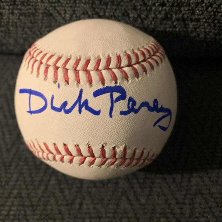 ARTIST DICK PEREZ SIGNED AUTHENTIC AUTOGRAPHED ROMLB BASEBALL DIAMOND KINGS
 COLLECTIBLE MEMORABILIA