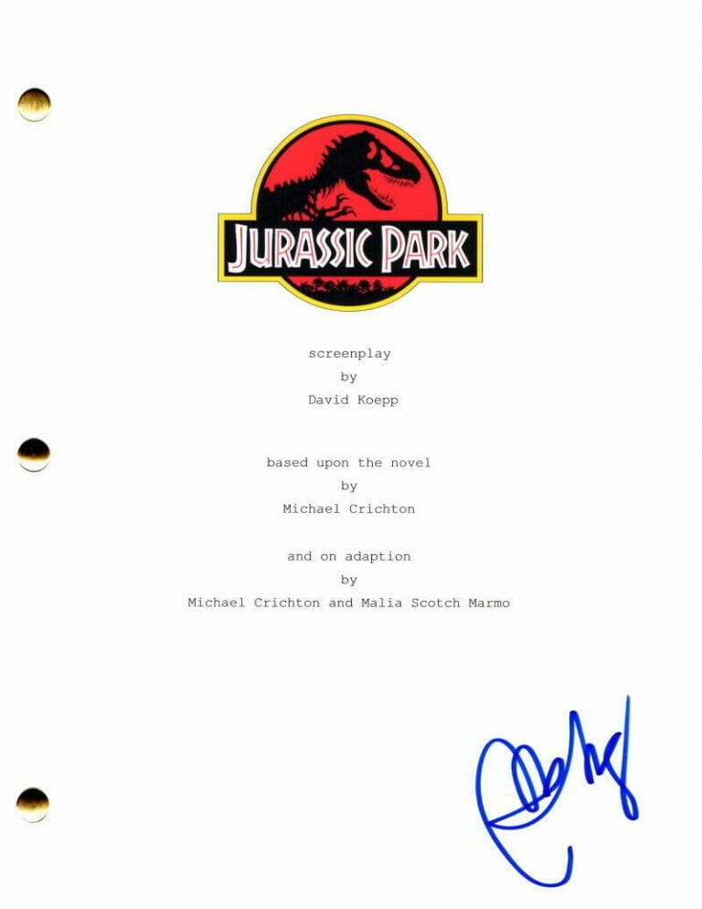 BD WONG SIGNED AUTOGRAPH JURASSIC PARK FULL MOVIE SCRIPT – DR HENRY WU RARE
 COLLECTIBLE MEMORABILIA