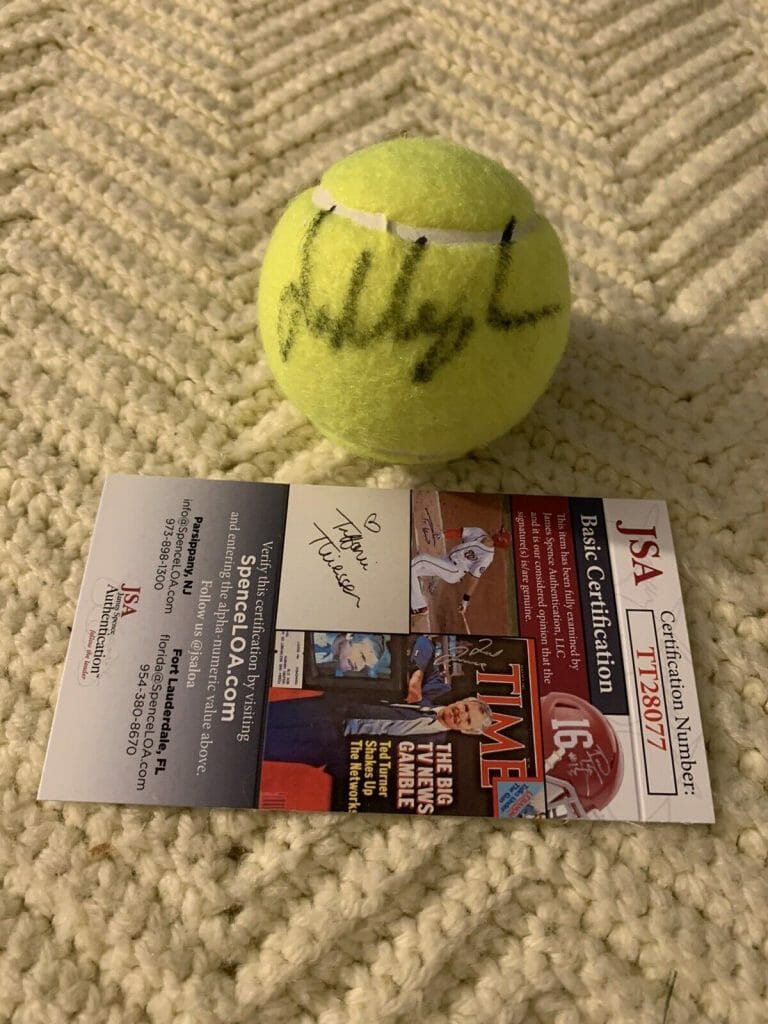 DANIIL MEDVEDEV SIGNED TENNIS BALL AUTOGRAPHED JSA AUTHENTICATION COA
 COLLECTIBLE MEMORABILIA