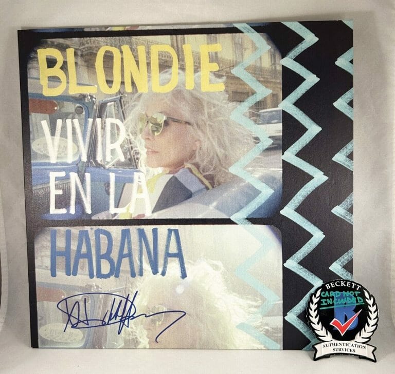 Deborah Harry of Blondie signed autographed album cover with outlet COA