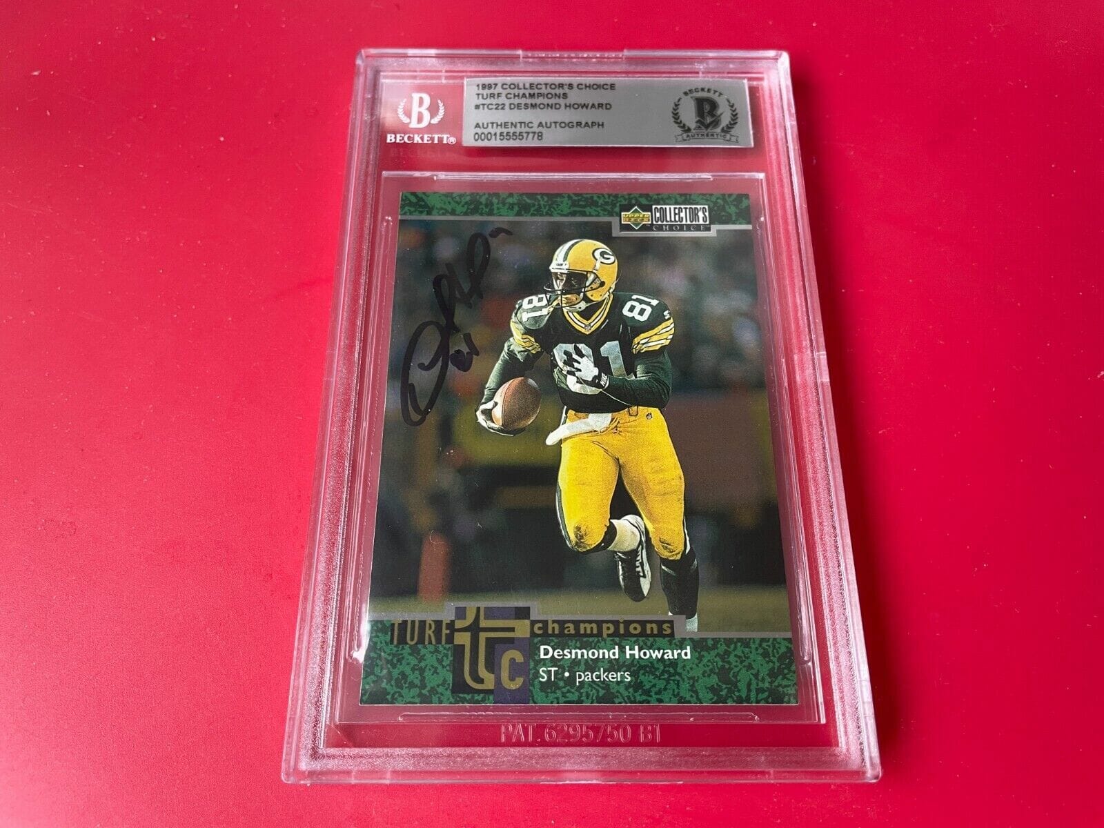 DESMOND HOWARD SIGNED JERSEY JSA HOLOGRAM & COA COA GREEN BAY PACKERS  AUTOGRAPH at 's Sports Collectibles Store