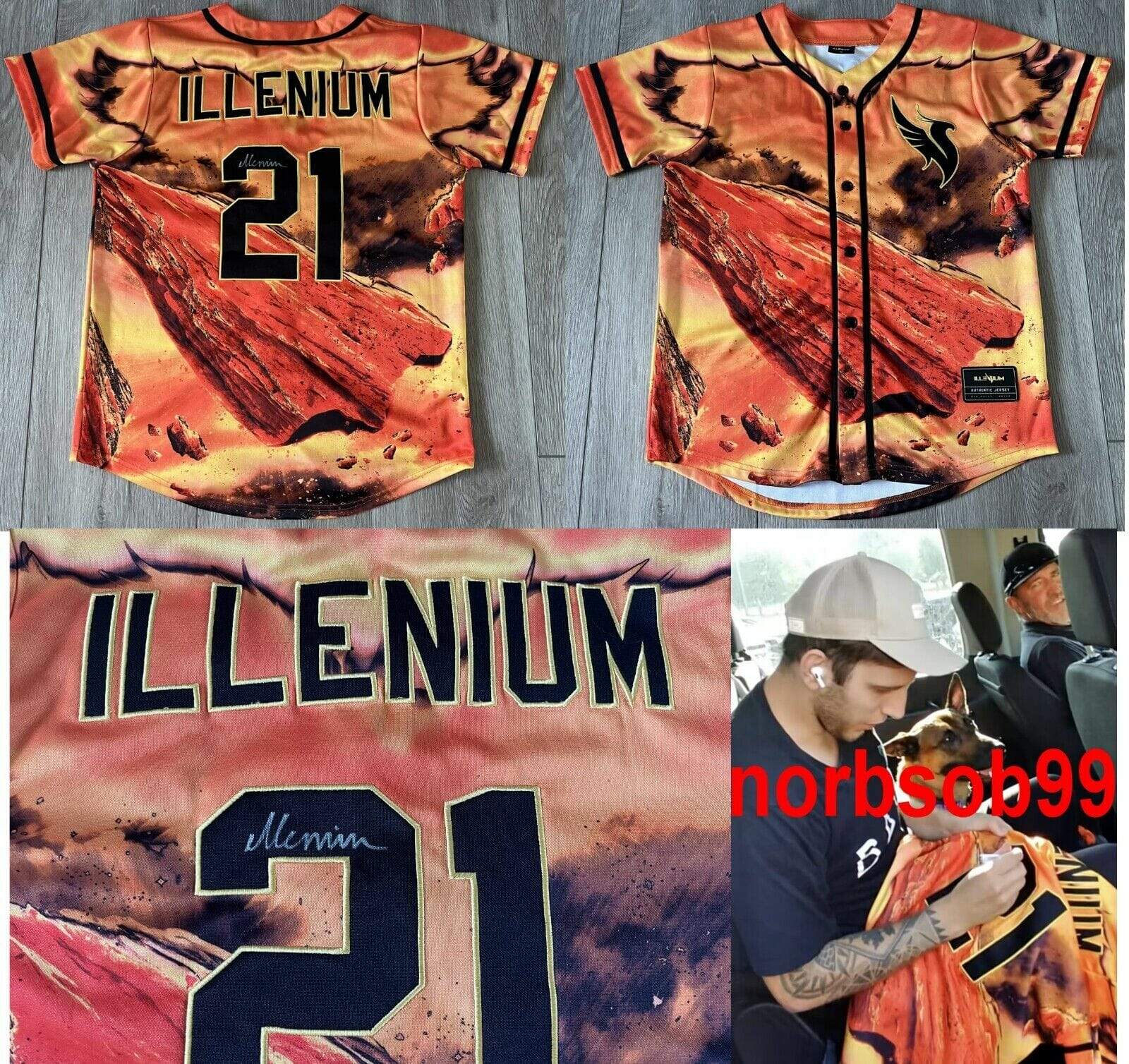 Illenium jersey red rocks offers