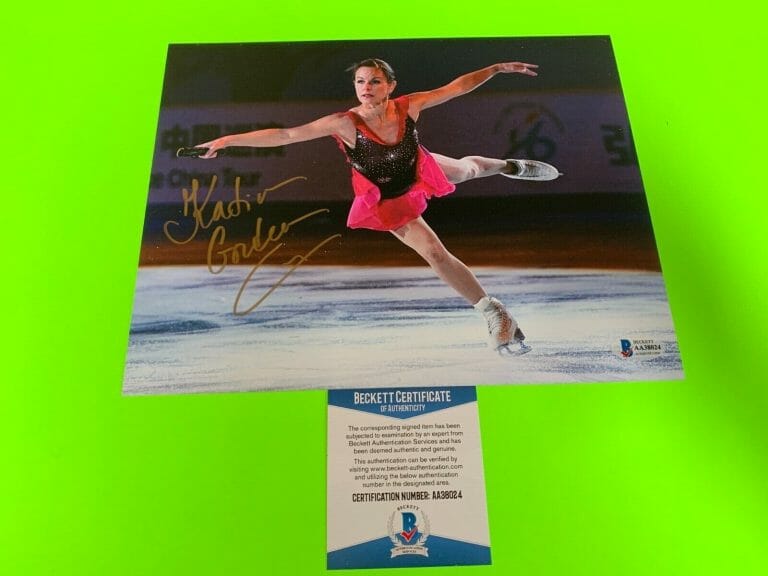 Ekaterina Gordeeva Ice Skating Olympic Signed Auto 8x10 PHOTO BAS ...