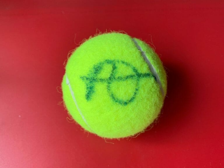 ELISE MERTENS TENNIS WILSON TENNIS BALL SIGNED AUTO
 COLLECTIBLE MEMORABILIA