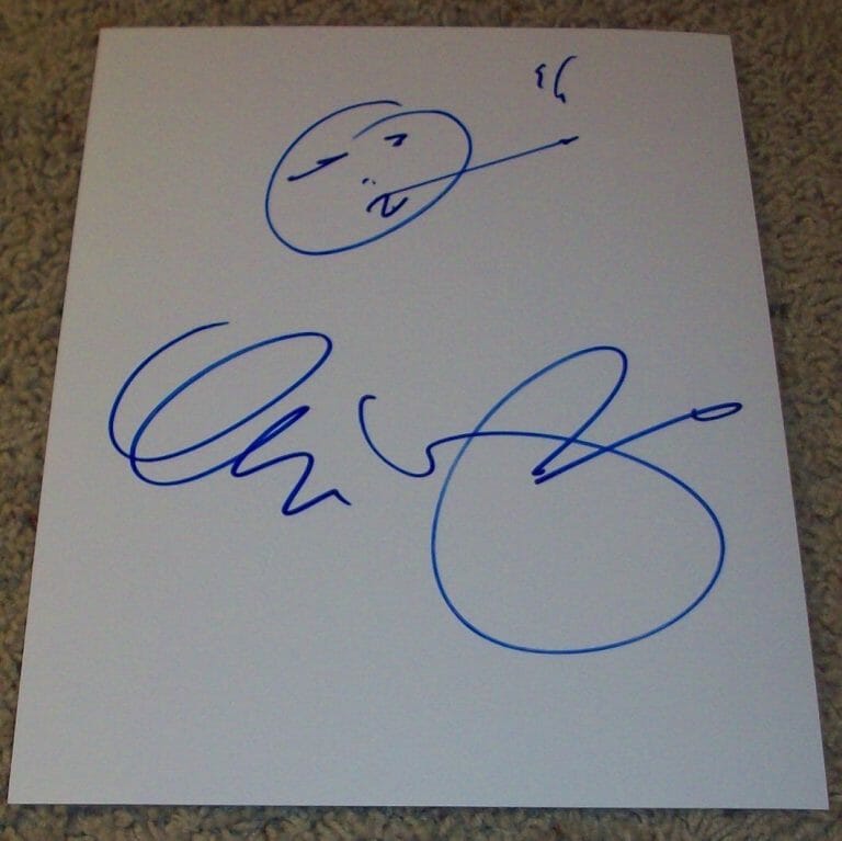 GEORGE LOPEZ SIGNED AUTOGRAPH ORIGINAL DRAWING SKETCH W/EXACT PROOF
COLLECTIBLE MEMORABILIA