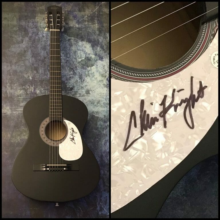 GFA A PRETTY GOOD GUY STAR * CHRIS KNIGHT * SIGNED 38″ ACOUSTIC GUITAR C3 COA
 COLLECTIBLE MEMORABILIA