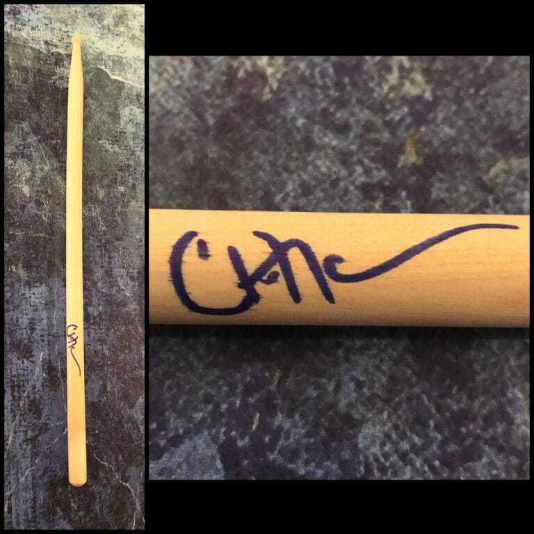 GFA HINDER BAND DRUMMER * CODY HANSON * SIGNED AUTOGRAPH DRUMSTICK PROOF C3 COA
 COLLECTIBLE MEMORABILIA