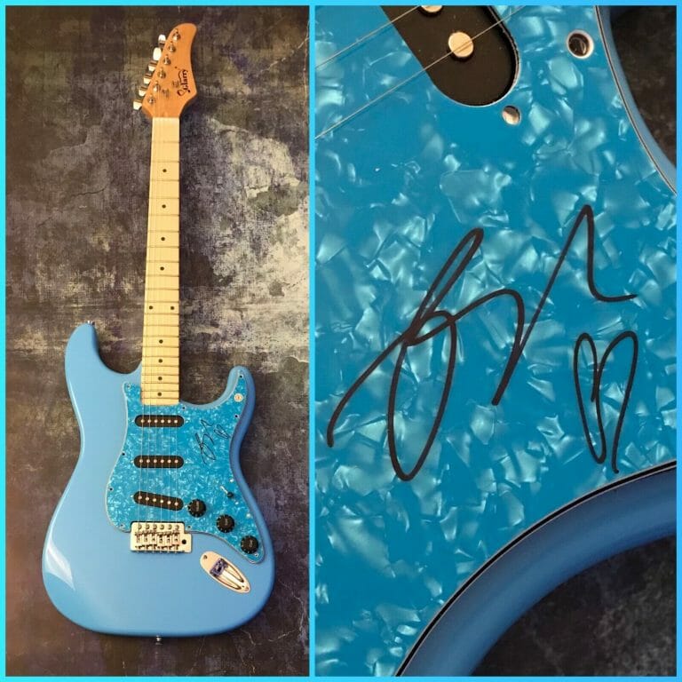 GFA INDIANA SMALL TALK CAROLINE * BRISTON MARONEY * SIGNED ELECTRIC GUITAR COA
 COLLECTIBLE MEMORABILIA