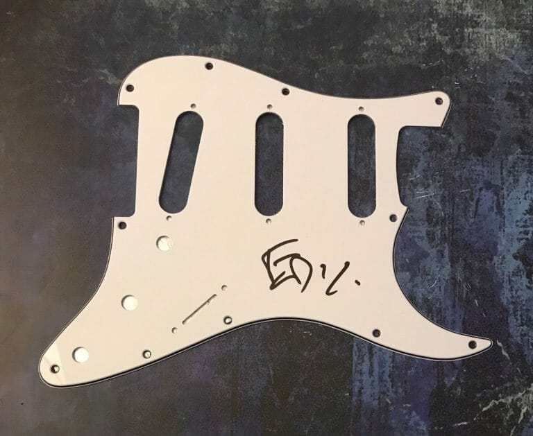 GFA LIVE BAND FRONTMAN * ED KOWALCZYK * SIGNED ELECTRIC PICKGUARD AD2 COA
 COLLECTIBLE MEMORABILIA