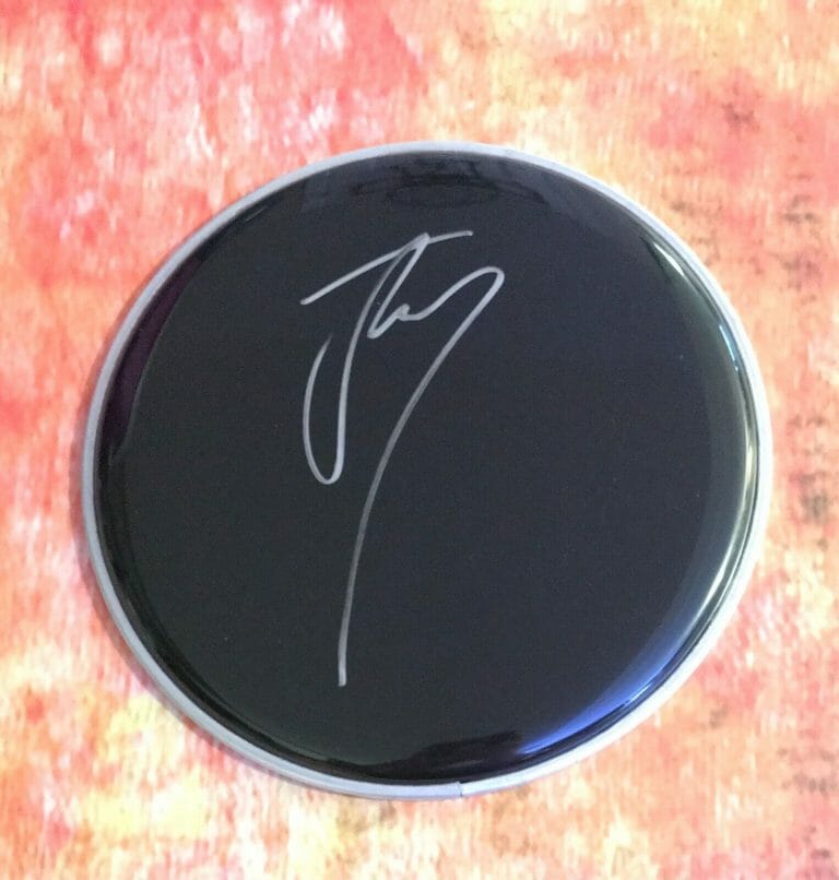 GFA SLIPKNOT DRUMMER * JAY WEINBERG * SIGNED 10″ DRUMHEAD COA
 COLLECTIBLE MEMORABILIA
