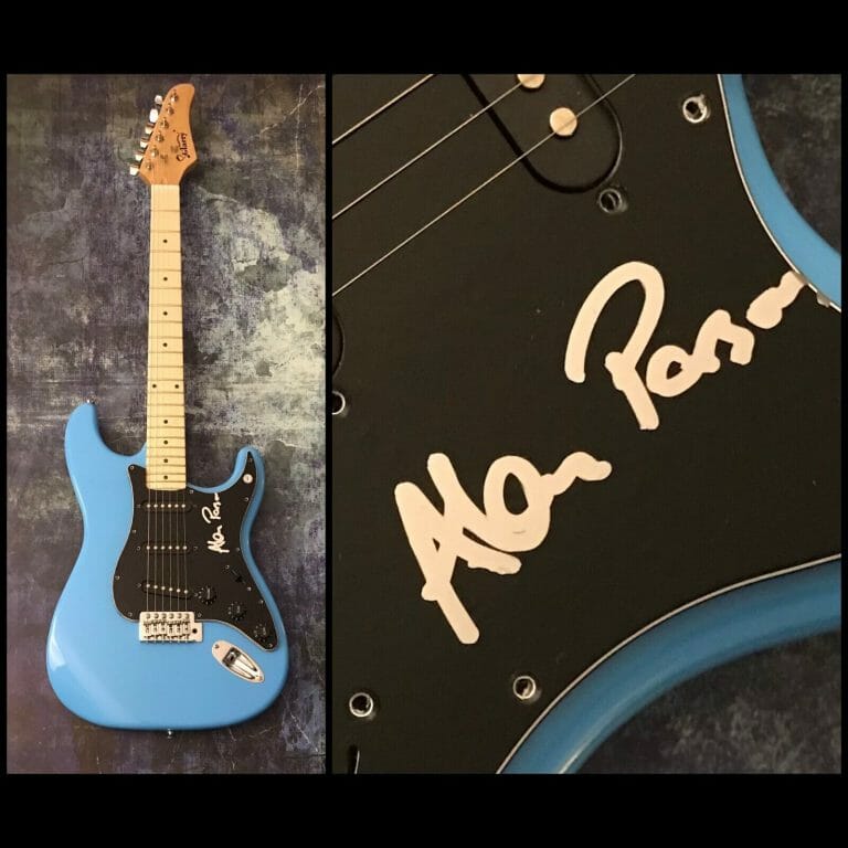 GFA THE PROJECT EYE IN THE SKY * ALAN PARSONS * SIGNED ELECTRIC GUITAR COA
 COLLECTIBLE MEMORABILIA