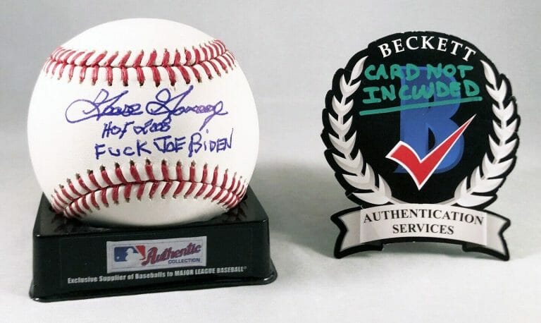 GOOSE GOSSAGE SIGNED AUTHENTIC MLB BASEBALL NEW YORK YANKEES BECKETT BAS 1 COA
 COLLECTIBLE MEMORABILIA