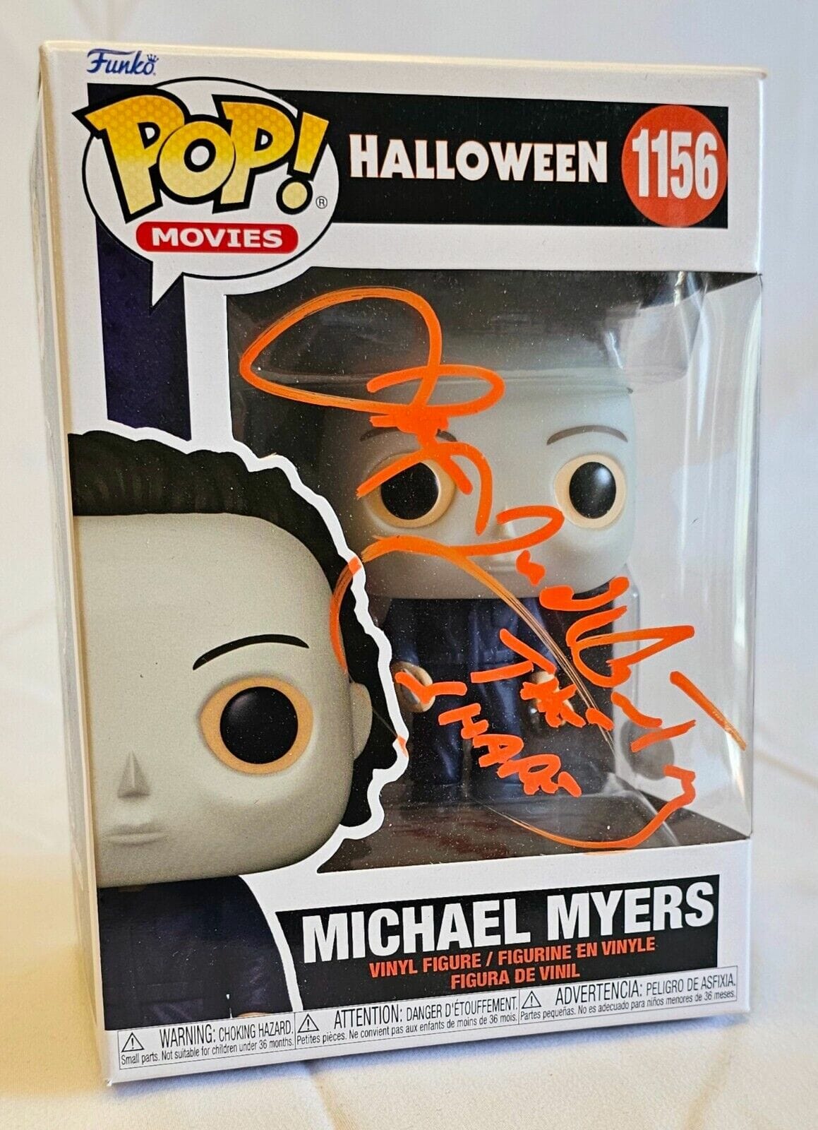 James Jude Courtney SIGNED Halloween Michael Myers Funko POP 1156 PRF ...