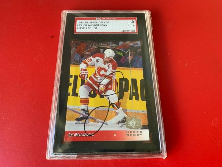 JOE NIEUWENDYK HOF 1993-94 UD SP CARD SIGNED AUTO SGC CERTIFIED
COLLECTIBLE MEMORABILIA