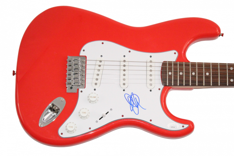 JOHN FRUSCIANTE SIGNED AUTOGRAPH FENDER GUITAR RED HOT CHILI PEPPERS W/ JSA COA
 COLLECTIBLE MEMORABILIA