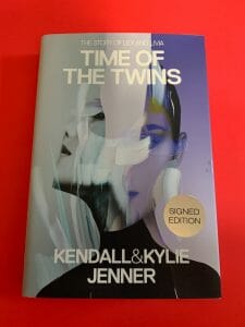 KENDALL & KYLIE JENNER SIGNED AUTO HARD COPY BOOK “TIME OF THE TWINS” JSA NO COA
 COLLECTIBLE MEMORABILIA