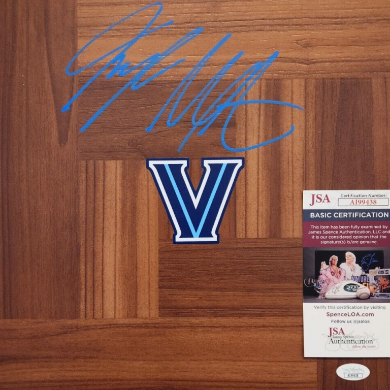 KYLE NEPTUNE SIGNED FLOORBOARD W/ JSA COA #AI99438 VILLANOVA WILDCATS COACH
 COLLECTIBLE MEMORABILIA