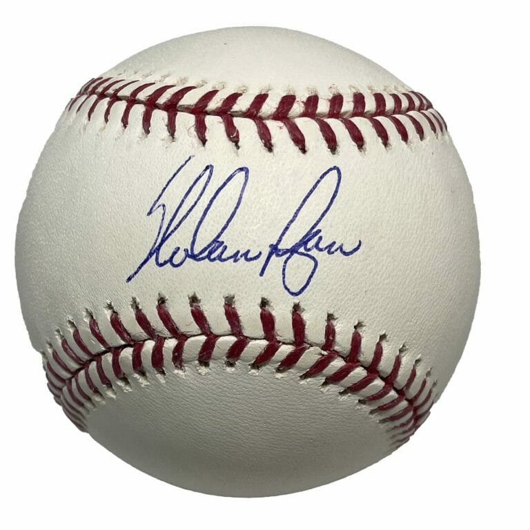 NOLAN RYAN SIGNED OFFICIAL MLB BASEBALL AIV A013186
 COLLECTIBLE MEMORABILIA