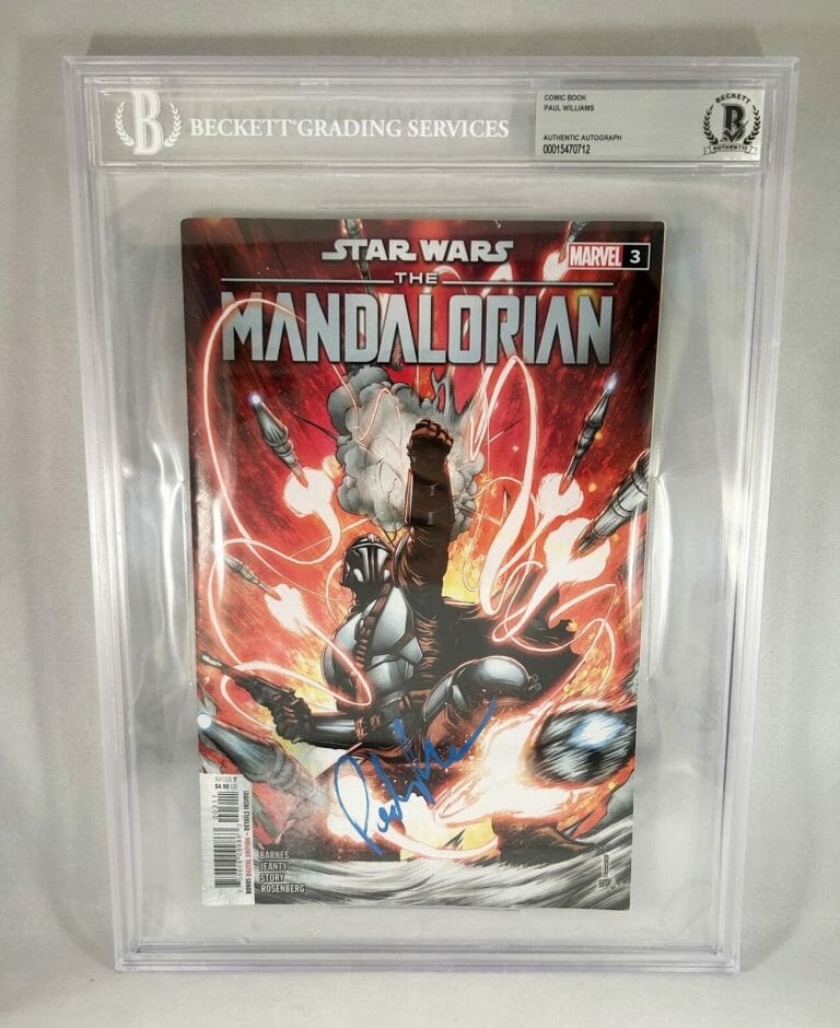 PEDRO PASCAL SIGNED COMIC BOOK THE MANDALORIAN BECKETT BAS 1 COA
 COLLECTIBLE MEMORABILIA