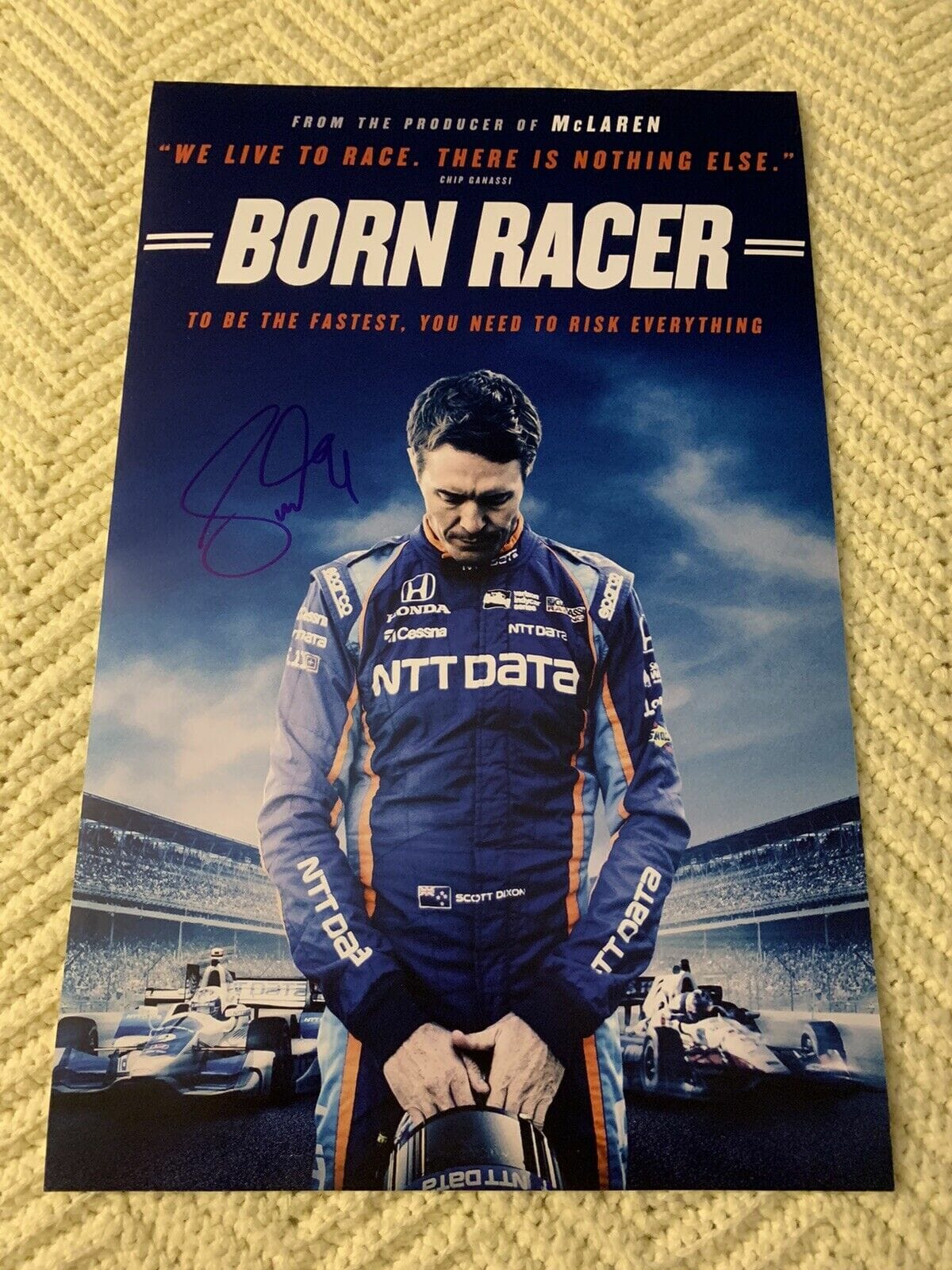 Scott Dixon Signed 11 X 17 Born Racer Movie Poster Indianapolis Indy 500
Opens in a new window or tab