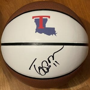 Teresa Weatherspoon Signed Autographed Louisiana Tech Logo Basketball JSA
