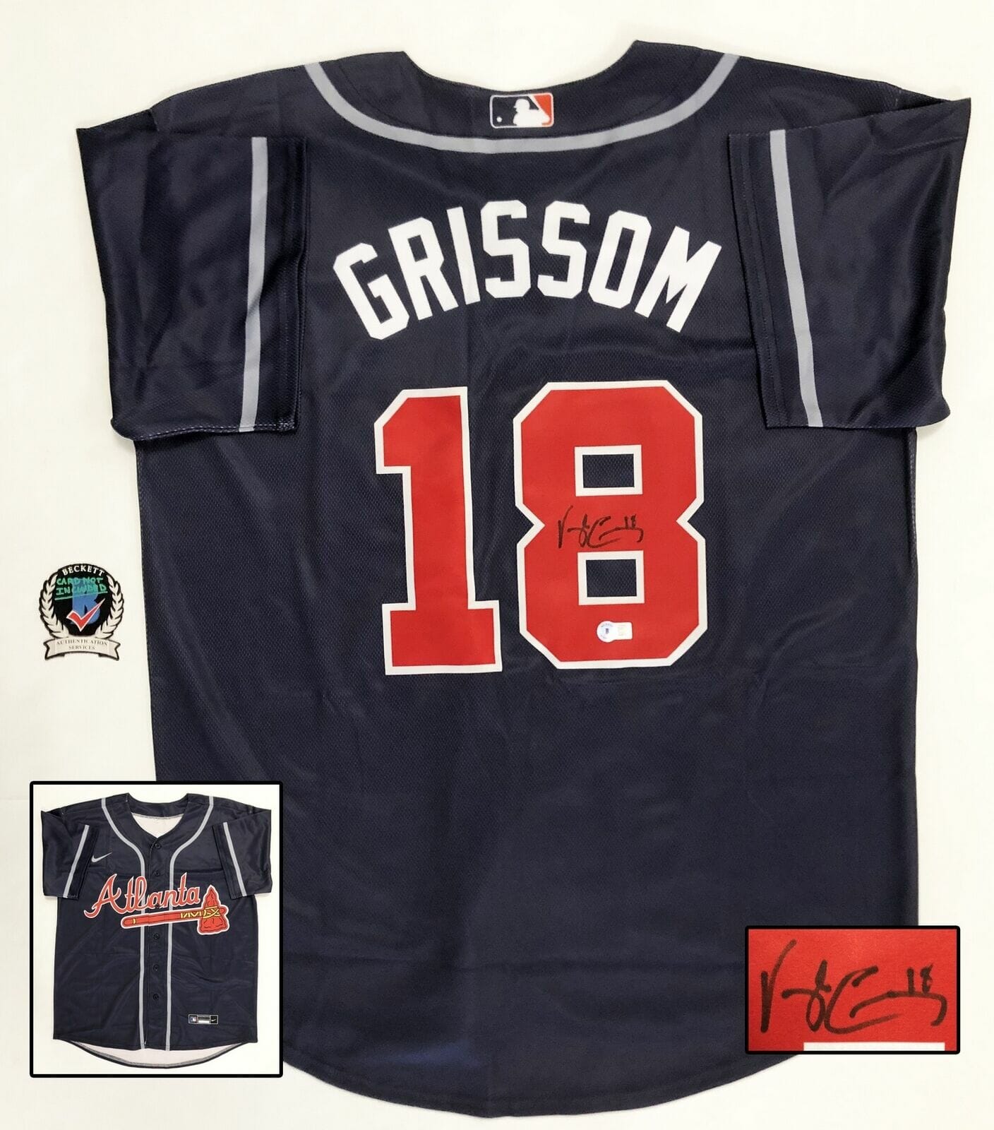Vaughn Grissom Signed Braves Jersey (JSA)