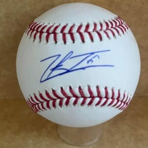 ZACH THOMPSON CARDINALS SIGNED AUTOGRAPHED M.L. BASEBALL BECKETT AUTH
