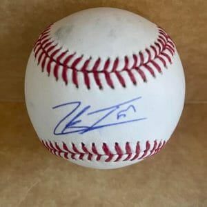 ZACH THOMPSON CARDINALS SIGNED AUTOGRAPHED M.L. BASEBALL BECKETT AUTH
