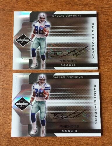(2) 2007 LEAF LIMITED SPOTLIGHT SILVER #320 ISAIAH STANBACK /49 & /99 LOT DALLAS
 COLLECTIBLE MEMORABILIA