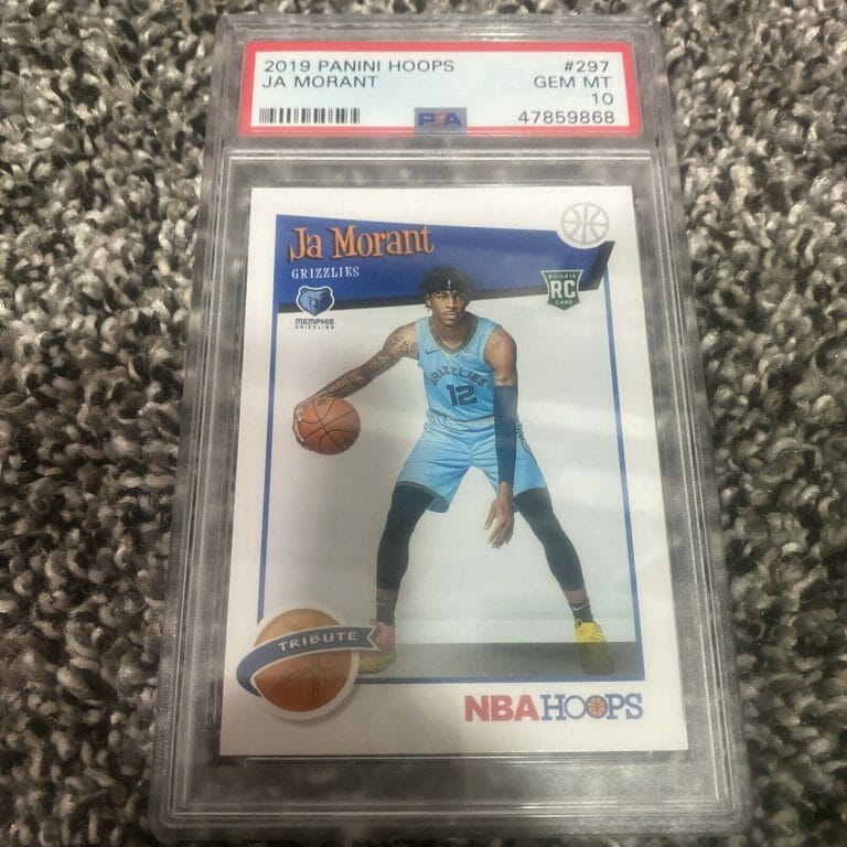 ?2019 JA MORANT NBA HOOPS PSA 10 GEM MINT # 297 HOT PSA 10
 COLLECTIBLE MEMORABILIA