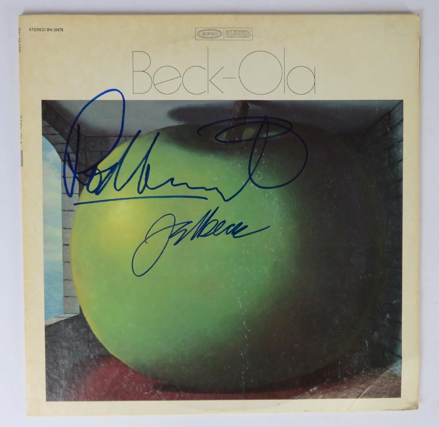 THE JEFF BECK GROUP & ROD STEWART Signed Autograph 