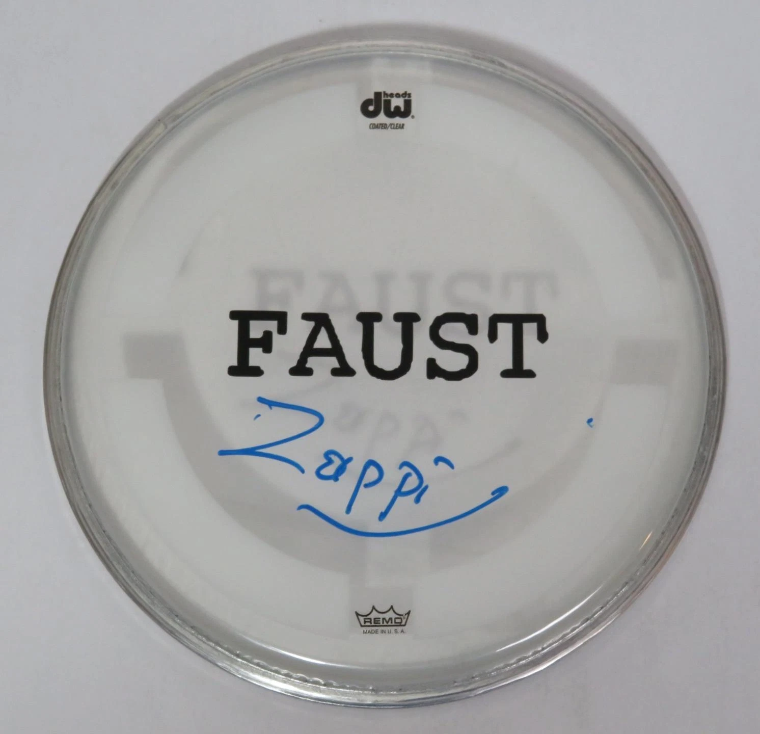 ZAPPI DIERMAIER FAUST SIGNED AUTOGRAPH AUTO 8″ DRUMHEAD DRUM HEAD JSA COLLECTIBLE MEMORABILIA