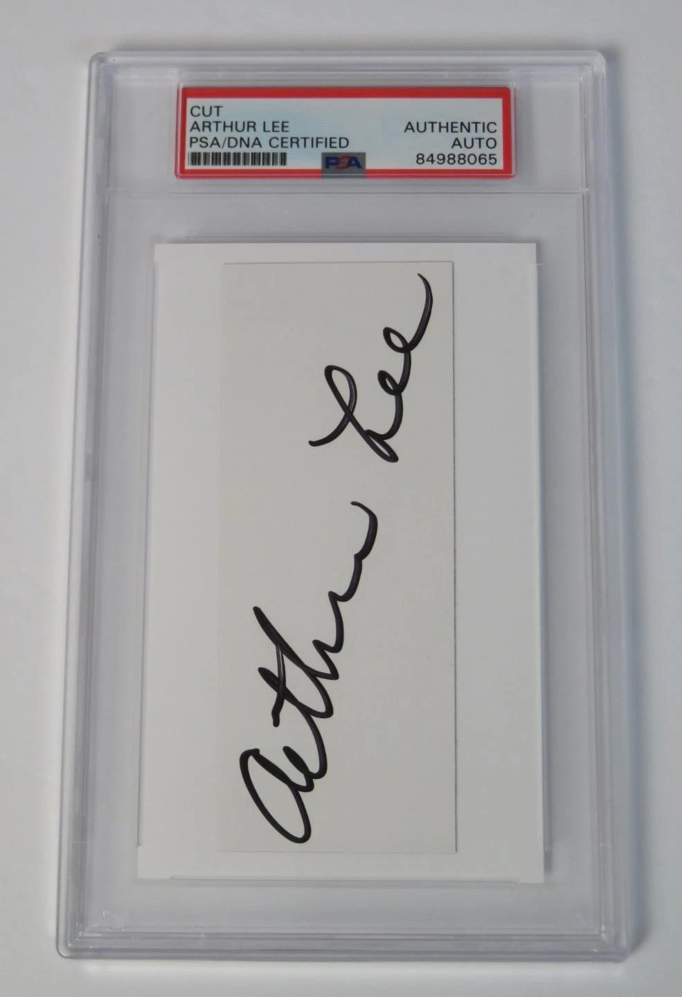 Arthur Lee LOVE Signed Autograph Auto Index Card Cut Page Slab PSA JSA
