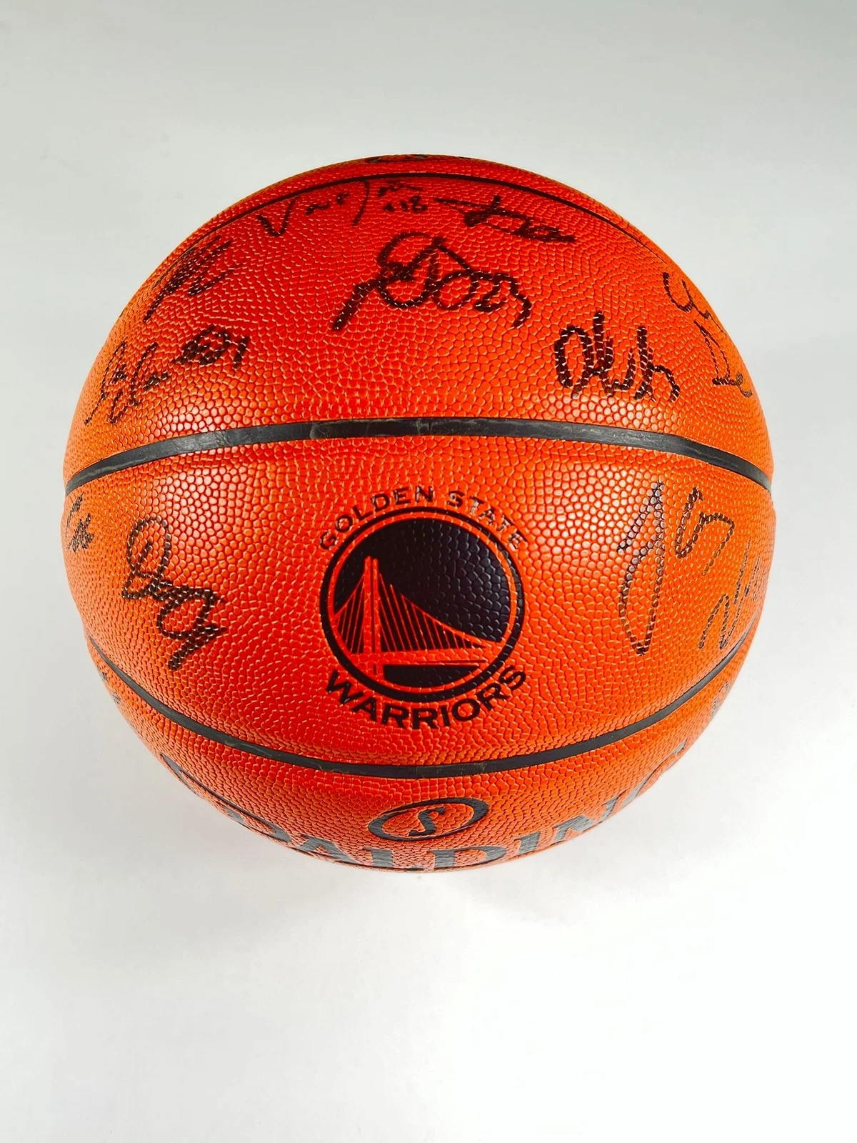 2016-17 Golden State Warriors Team signed Basketball PSA/DNA Warriors autographe
